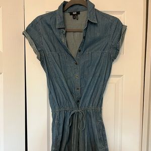 Paige denim dress with pockets.